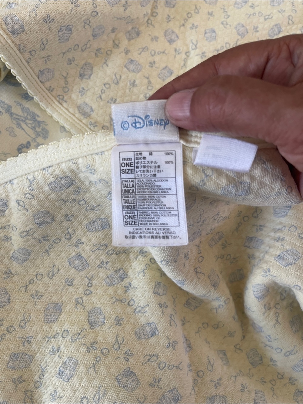 Vintage Walt Disney World Winnie The Pooh Baby Blanket - Picture 6 of 13